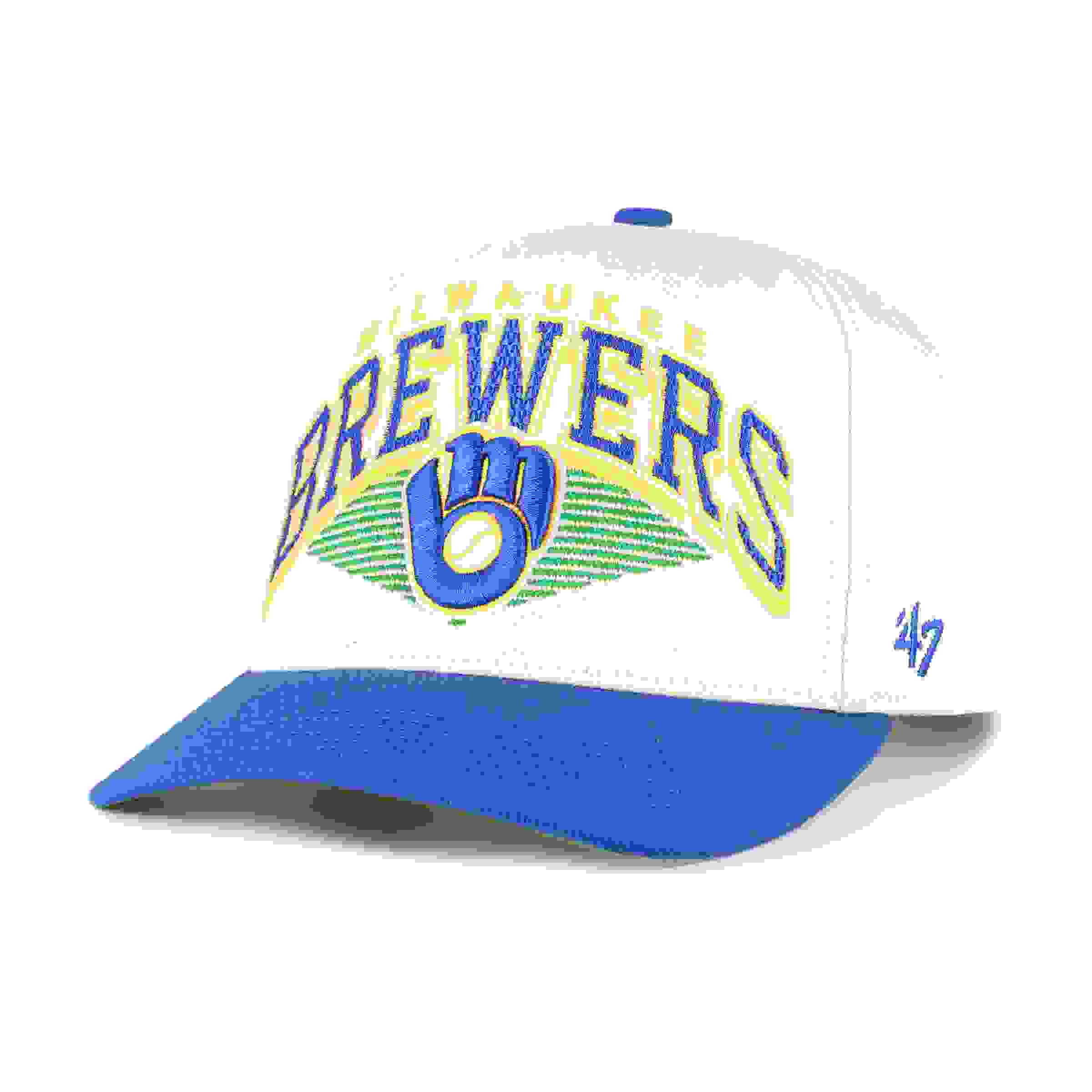 47 Milwaukee Brewers Cooperstown Pomona Hitch Snapback Hat - Natural